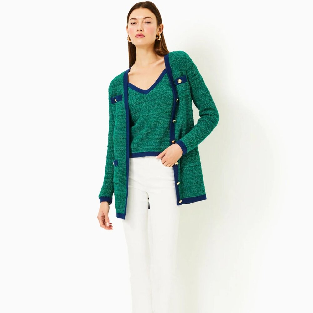NEW!! Lilly Pulitzer Tannery Sweater Set - Picture 7 of 11